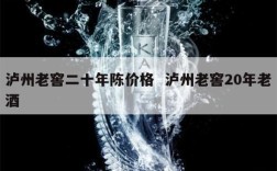 泸州老窖二十年陈价格  泸州老窖20年老酒