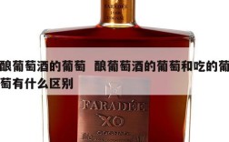 酿葡萄酒的葡萄  酿葡萄酒的葡萄和吃的葡萄有什么区别