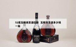 52度五粮液圣酒佳酿  五粮液圣酒多少钱一箱
