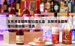 五粮液金碧辉煌52度礼盒  五粮液金碧辉煌52度价格一览表