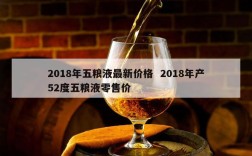 2018年五粮液最新价格  2018年产52度五粮液零售价
