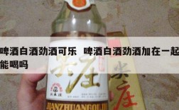 啤酒白酒劲酒可乐  啤酒白酒劲酒加在一起能喝吗
