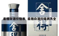 柔雅白酒价格表  柔雅白酒价格表大全