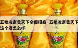 五粮液富贵天下全国招商  五粮液富贵天下这个酒怎么样