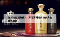 洋河南色经典图片  洋河系列酒价格表大全蓝色典藏