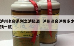 泸州老窖系列之泸极酒  泸州老窖泸极多少钱一瓶