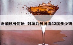 汾酒玖号封坛  封坛九号汾酒42度多少钱