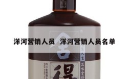 洋河营销人员  洋河营销人员名单