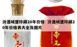 汾酒城堡珍藏20年价格  汾酒城堡珍藏20年价格表大全及图片