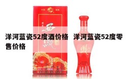 洋河蓝瓷52度酒价格  洋河蓝瓷52度零售价格