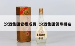 汾酒集团党委成员  汾酒集团领导排名
