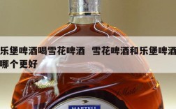 乐堡啤酒喝雪花啤酒  雪花啤酒和乐堡啤酒哪个更好