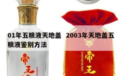 01年五粮液天地盖  2003年天地盖五粮液鉴别方法