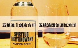 五粮液囯剑京方印  五粮液国剑酒红方印