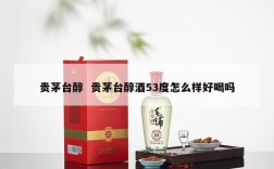 贵茅台醇  贵茅台醇酒53度怎么样好喝吗