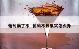 葡萄满了不  葡萄不长果实怎么办