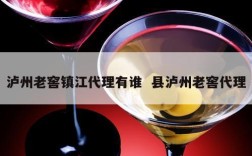 泸州老窖镇江代理有谁  县泸州老窖代理