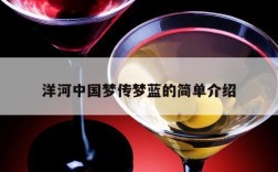 洋河中国梦传梦蓝的简单介绍