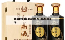 郎酒价格表2008价格表  郎酒2008年