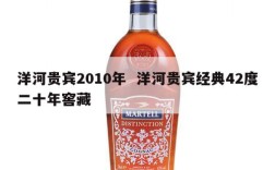 洋河贵宾2010年  洋河贵宾经典42度二十年窖藏