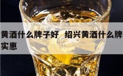 绍兴黄酒什么牌子好  绍兴黄酒什么牌子好喝又实惠