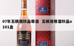 07年五粮液珍品尊酒  五粮液尊酒珍品a101盒