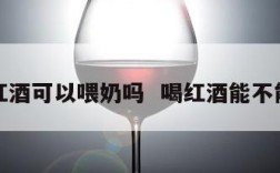 喝点红酒可以喂奶吗  喝红酒能不能喂奶