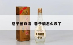 巷子窖白酒  巷子酒怎么没了