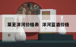 莱芜洋河价格表  洋河蓝酒价格
