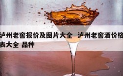 泸州老窖报价及图片大全  泸州老窖酒价格表大全 品种