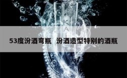 53度汾酒弯瓶  汾酒造型特别的酒瓶
