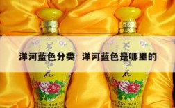 洋河蓝色分类  洋河蓝色是哪里的
