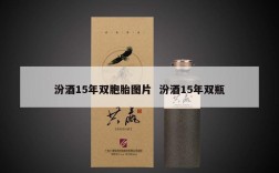 汾酒15年双胞胎图片  汾酒15年双瓶