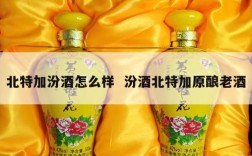北特加汾酒怎么样  汾酒北特加原酿老酒