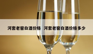 河套老窖白酒价格  河套老窖白酒价格多少