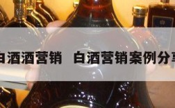 白酒酒营销  白酒营销案例分享