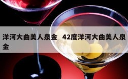 洋河大曲美人泉金  42度洋河大曲美人泉金