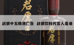战狼中五粮液广告  战狼饮料代言人是谁