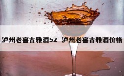 泸州老窖古雅酒52  泸州老窖古雅酒价格