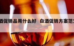 白酒促销品用什么好  白酒促销方案范文3篇