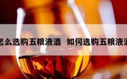 怎么选购五粮液酒  如何选购五粮液酒
