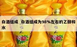 白酒组成  白酒组成为98%左右的乙醇和水