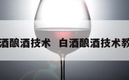白酒酿酒技术  白酒酿酒技术教程