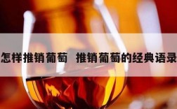 怎样推销葡萄  推销葡萄的经典语录