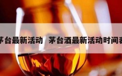茅台最新活动  茅台酒最新活动时间表