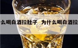 为什么喝白酒拉肚子  为什么喝白酒拉肚子?