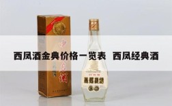西凤酒金典价格一览表  西凤经典酒