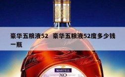 豪华五粮液52  豪华五粮液52度多少钱一瓶