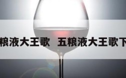 五粮液大王歌  五粮液大王歌下载
