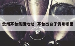 贵州茅台集团地址  茅台出自于贵州哪里